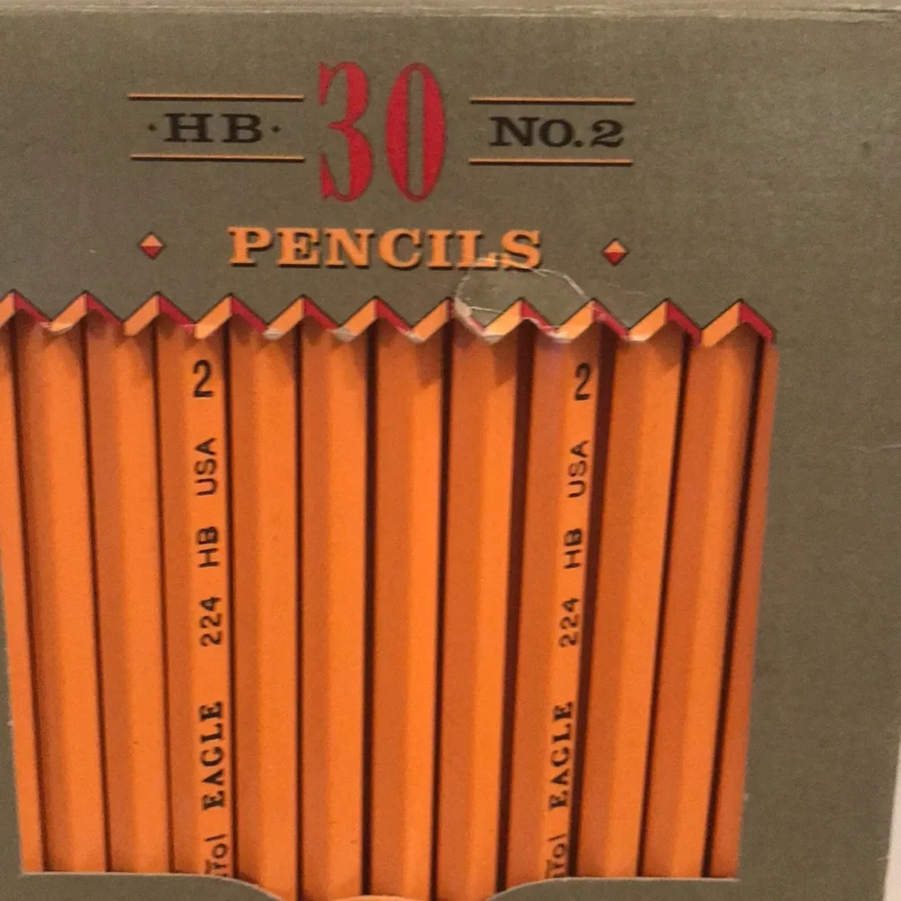 Vintage HB No.2 Pencils Eagle Brand 28 count